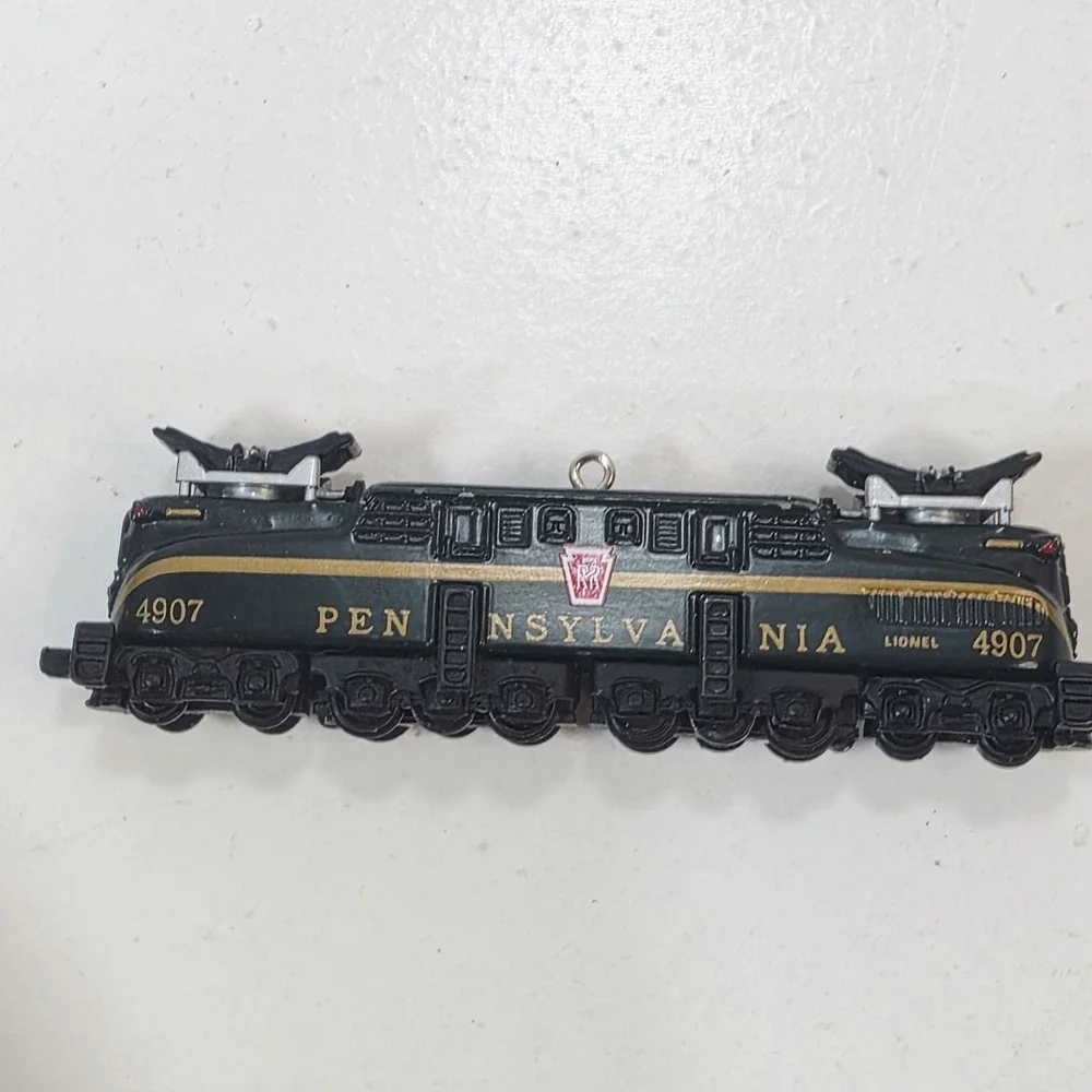 Vintage Hallmark Lionel Train Christmas Ornaments 6 Piece Lot 1998 to 2001